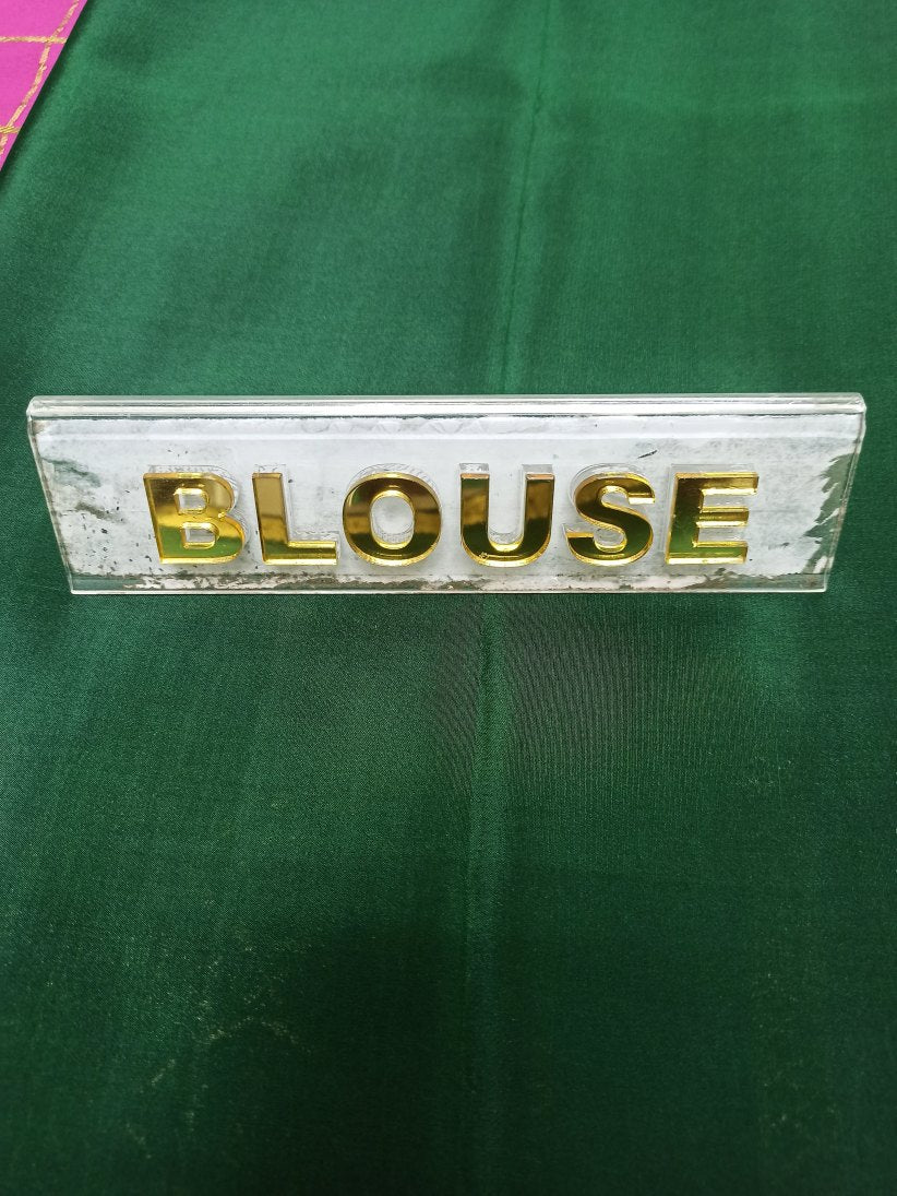 Pure Mysore Silk Saree.