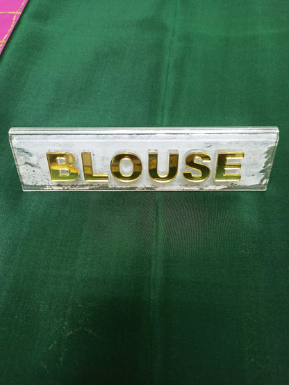 Pure Mysore Silk Saree.