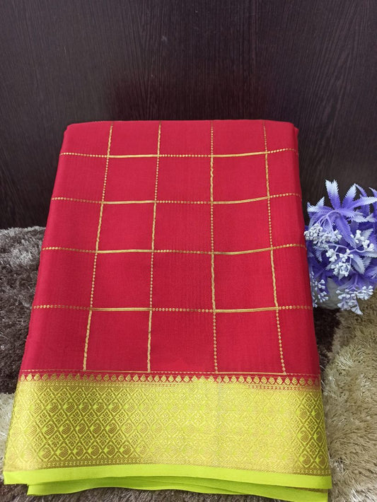 Pure Mysore Silk Saree.