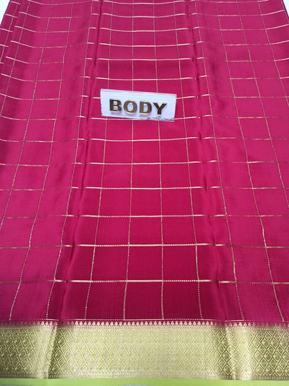 Pure Mysore Silk Saree.