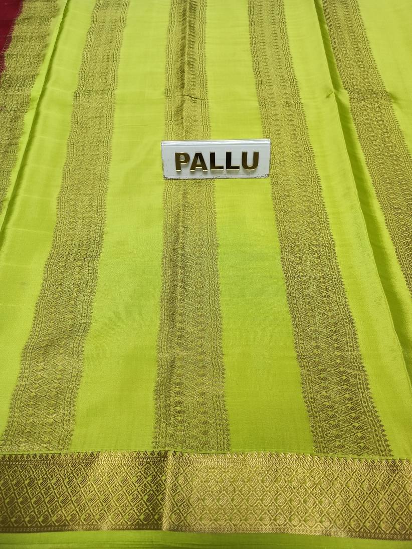Pure Mysore Silk Saree.