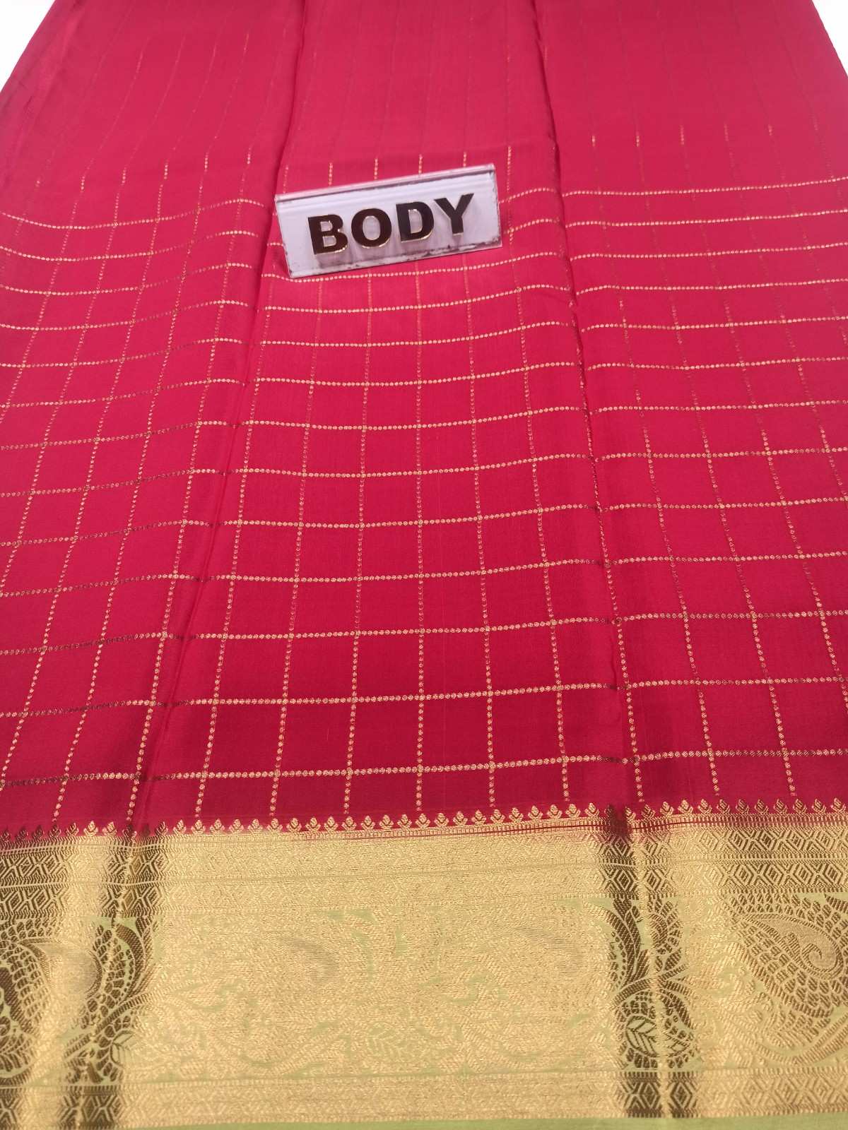 Pure Mysore Silk Saree.