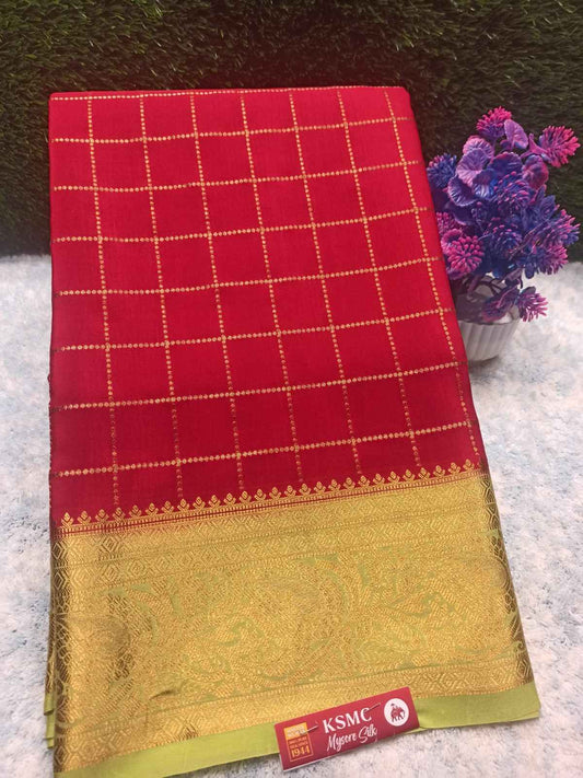 Pure Mysore Silk Saree.