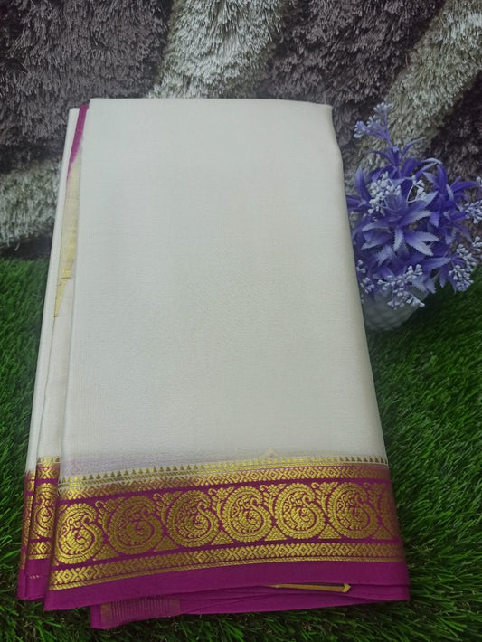 Pure Mysore Silk Saree (60 Grams )