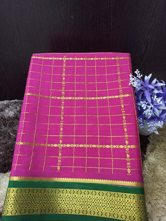Pure Mysore Silk Saree.