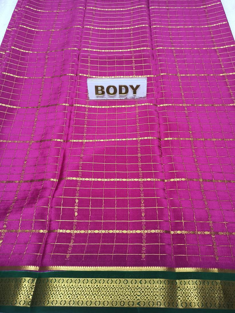 Pure Mysore Silk Saree.