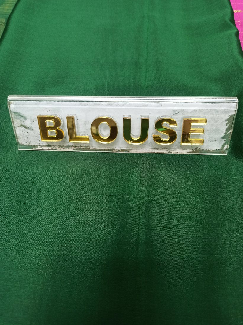 Pure Mysore Silk Saree.