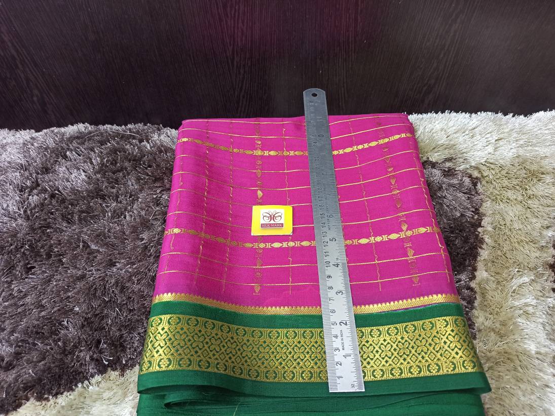 Pure Mysore Silk Saree.