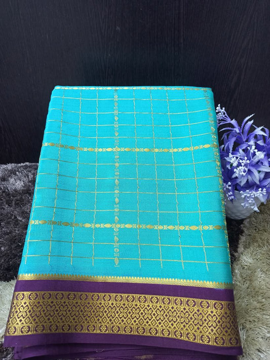 Pure Mysore Silk Saree.