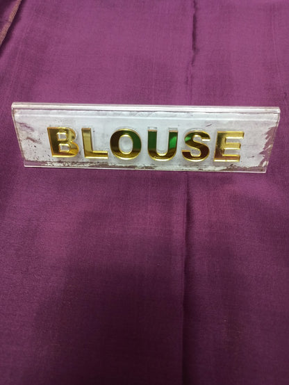 Pure Mysore Silk Saree.