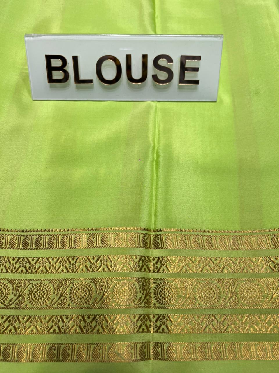 Pure Mysore Silk Saree.