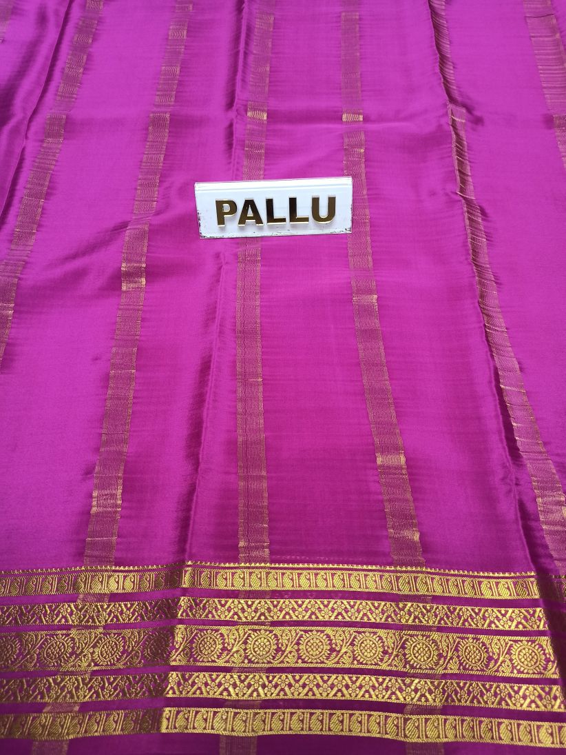 Pure Mysore Silk Saree.