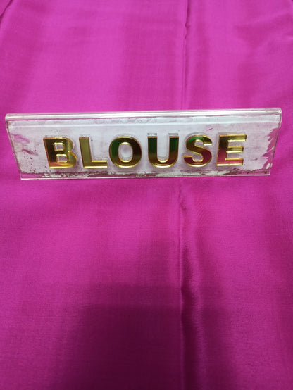 Pure Mysore Silk Saree.