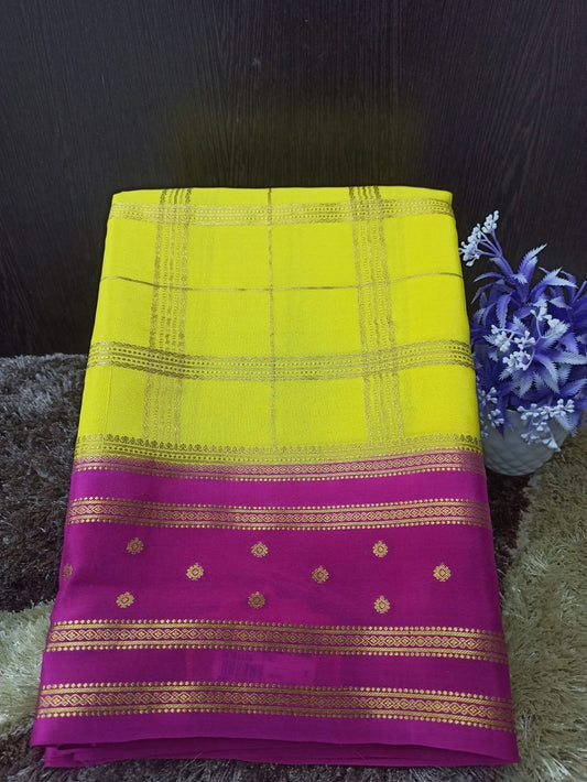 Pure Mysore Silk Saree.