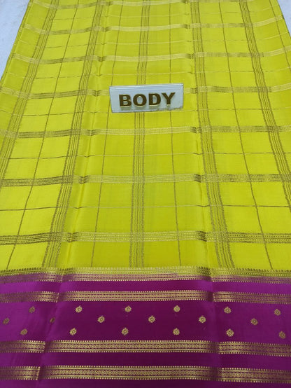 Pure Mysore Silk Saree.