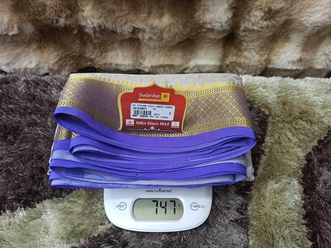 Pure Mysore Silk Saree.