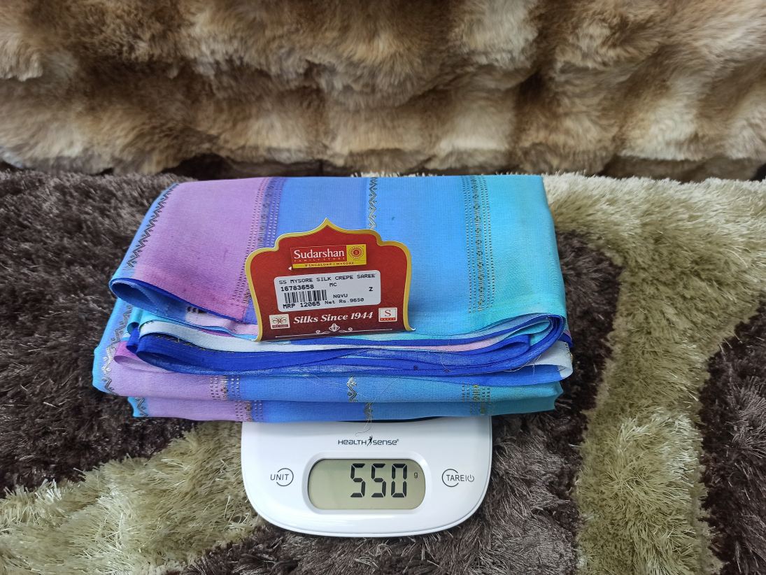 Pure Mysore Silk Saree.