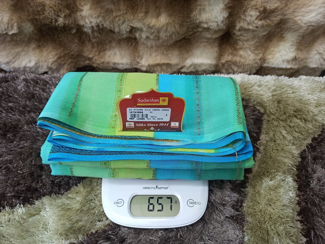 Pure Mysore Silk Saree.