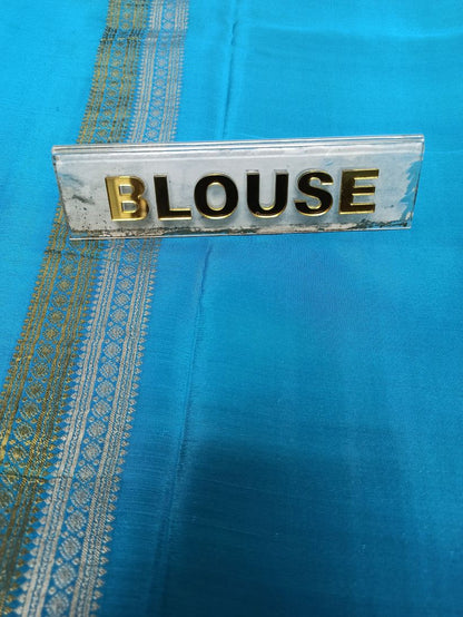 Pure Mysore Silk Saree.