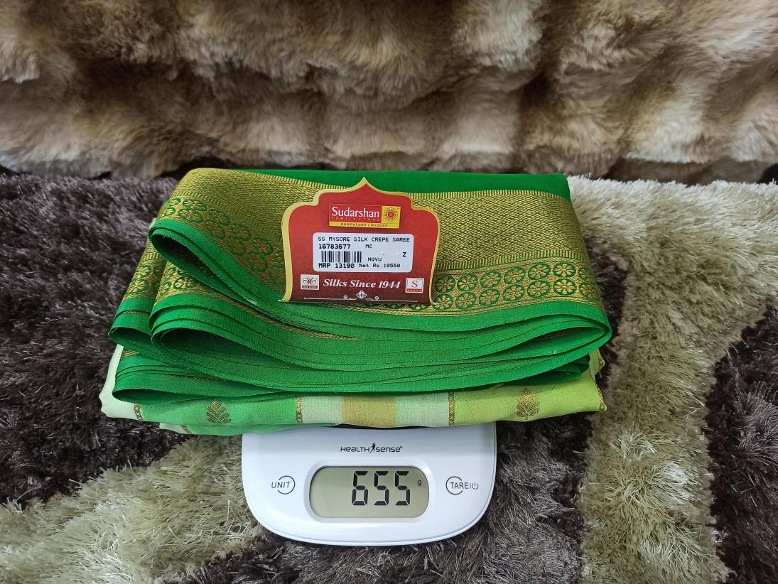 Pure Mysore Silk Saree.