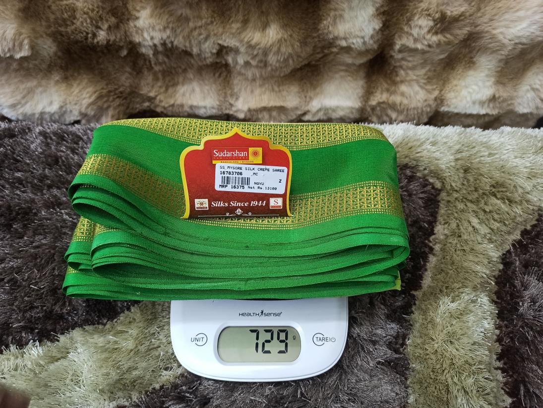 Pure Mysore Silk Saree.