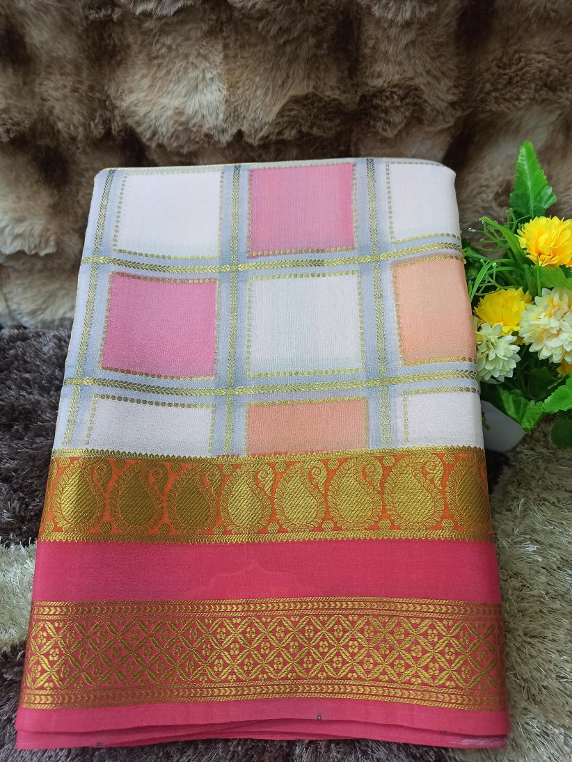 Pure Mysore Silk Saree.