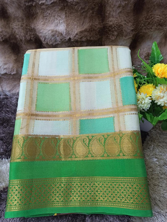 Pure Mysore Silk Saree.