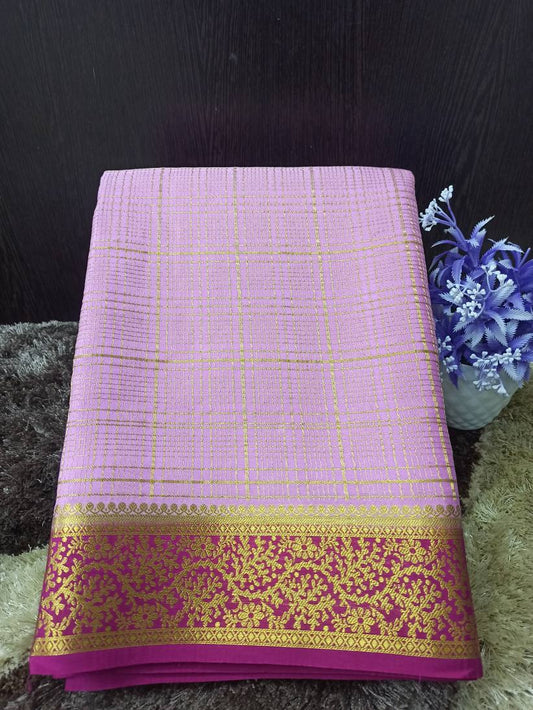 Pure Mysore Silk Saree.