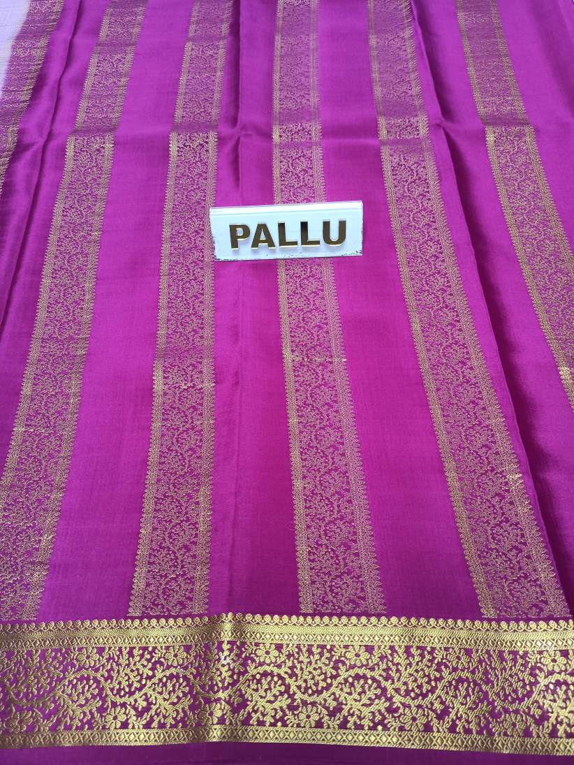 Pure Mysore Silk Saree.
