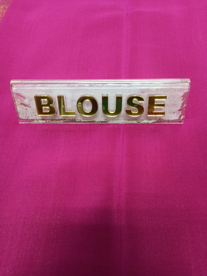 Pure Mysore Silk Saree.