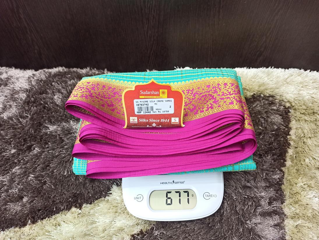 Pure Mysore Silk Saree.