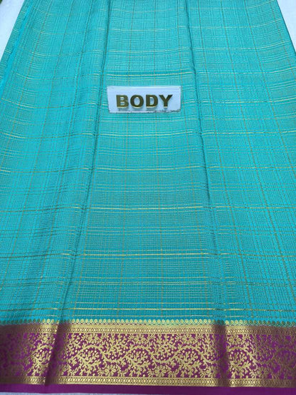 Pure Mysore Silk Saree.