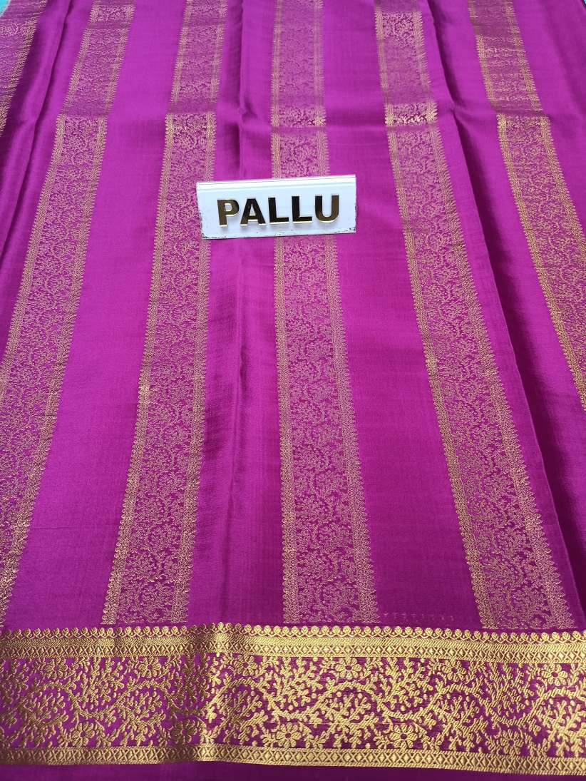 Pure Mysore Silk Saree.