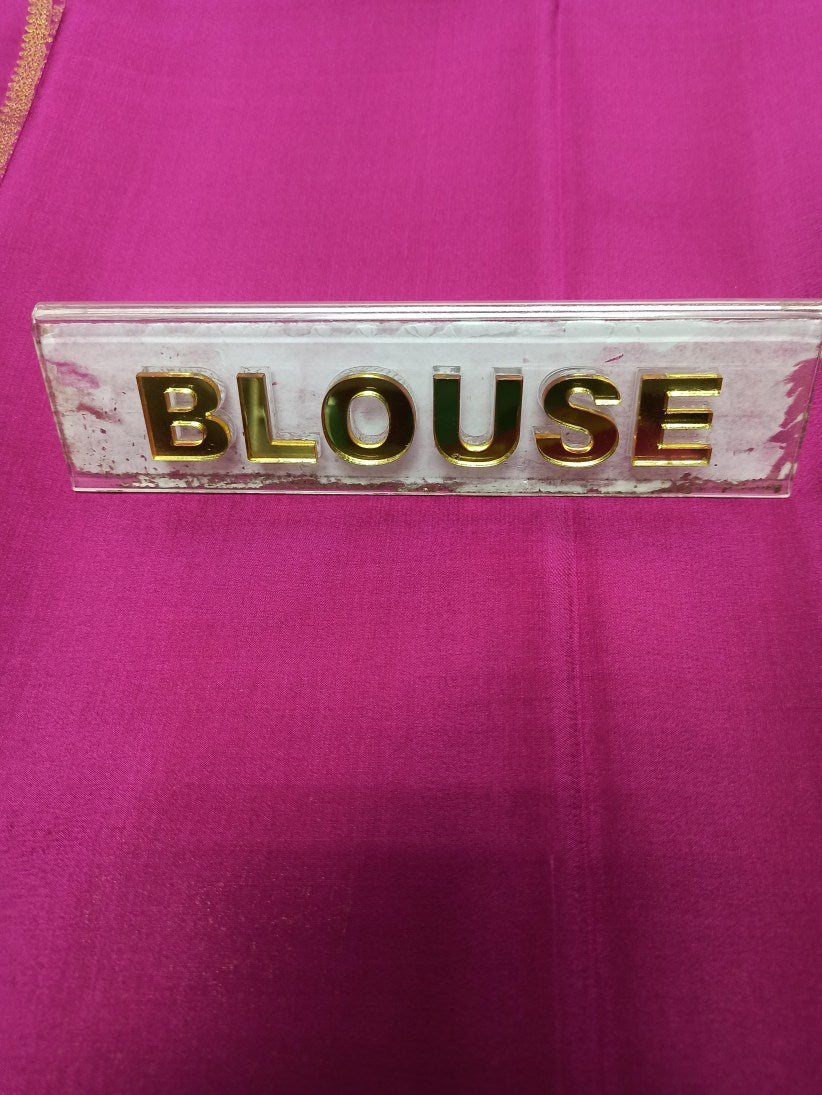 Pure Mysore Silk Saree.