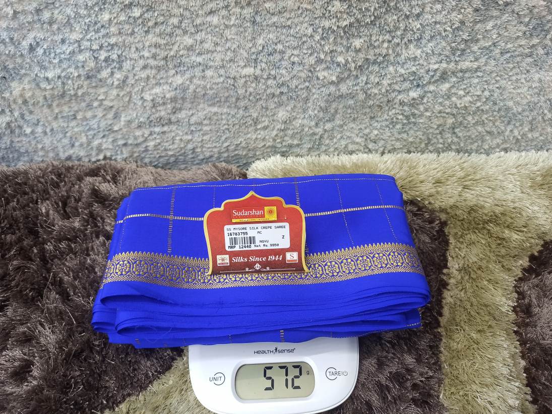 Pure Mysore Silk Saree.