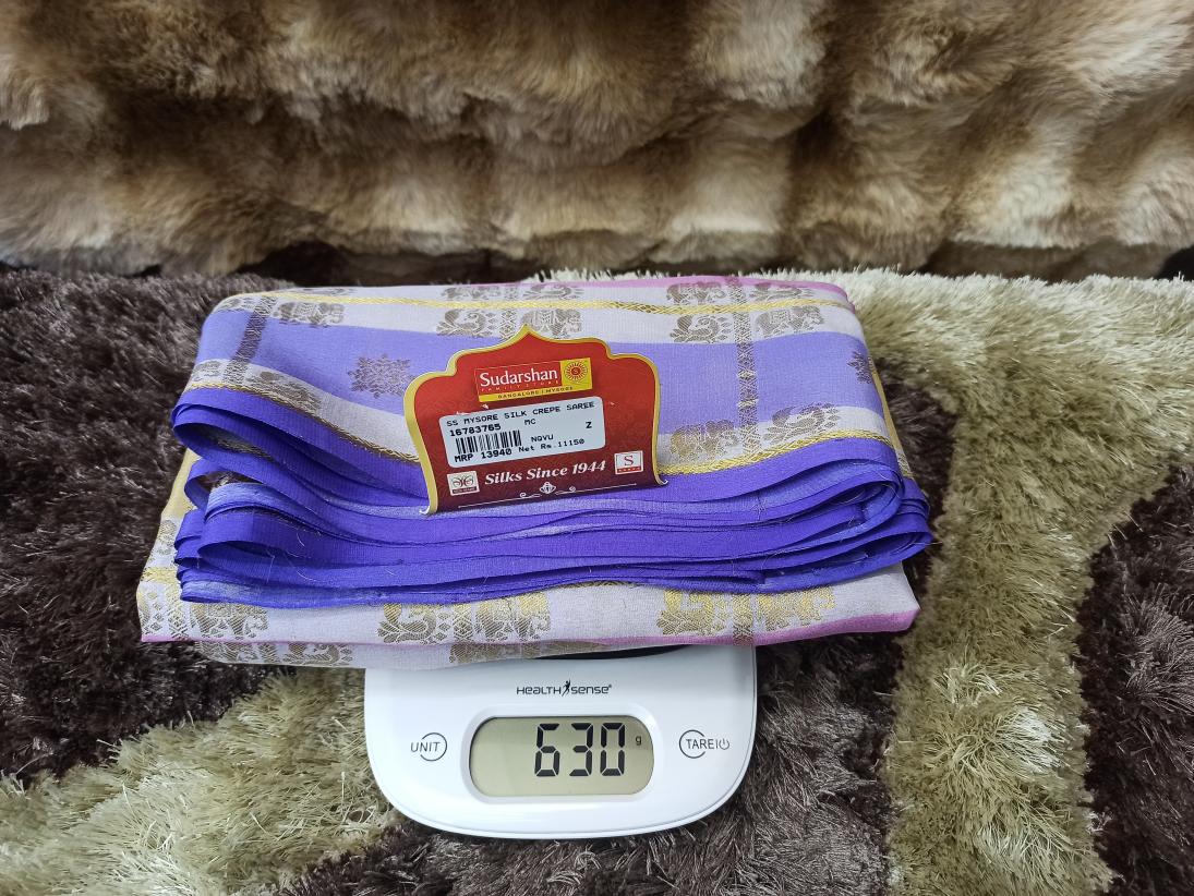 Pure Mysore Silk Saree.