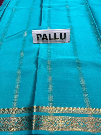 Pure Mysore Silk Saree.