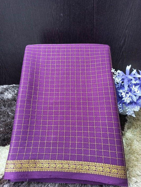 Pure Mysore Silk Saree.