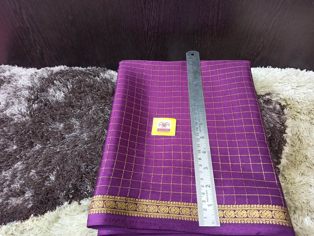 Pure Mysore Silk Saree.