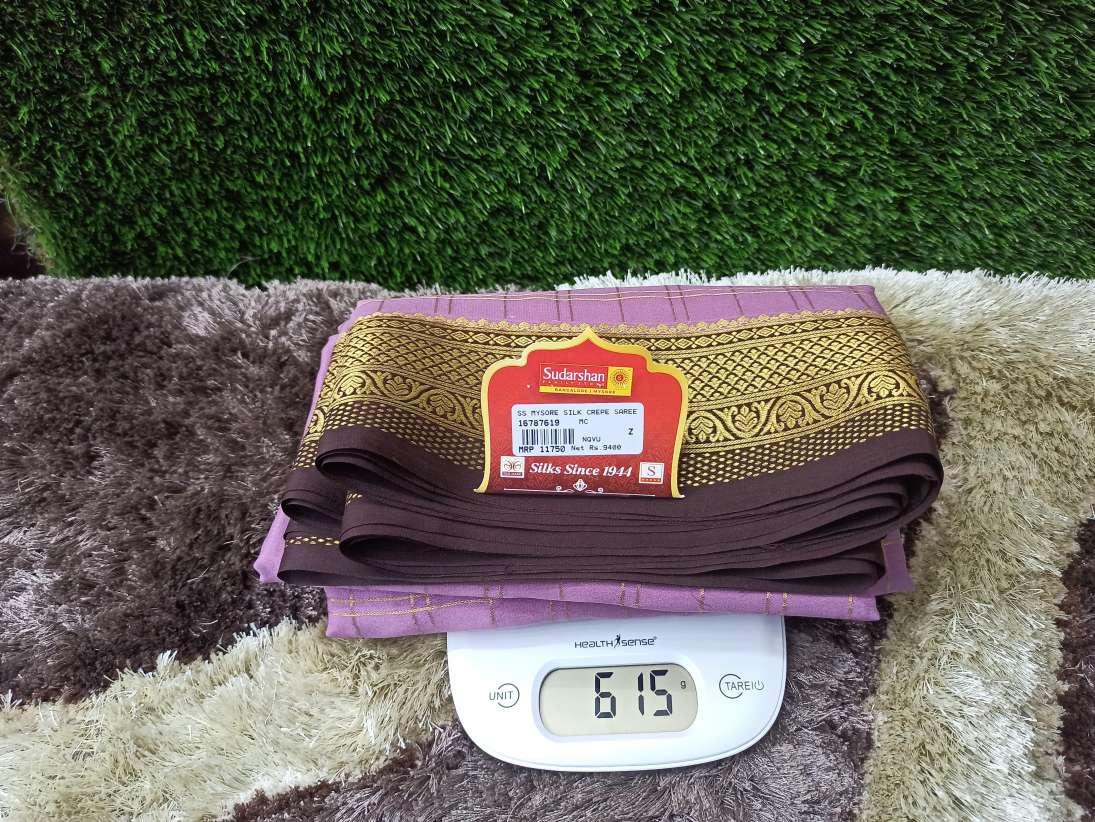 Pure Mysore Silk Saree.