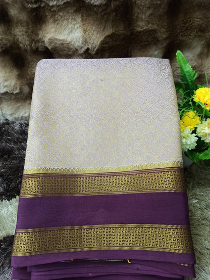 Pure Mysore Silk Saree.