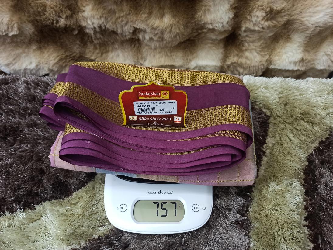 Pure Mysore Silk Saree.