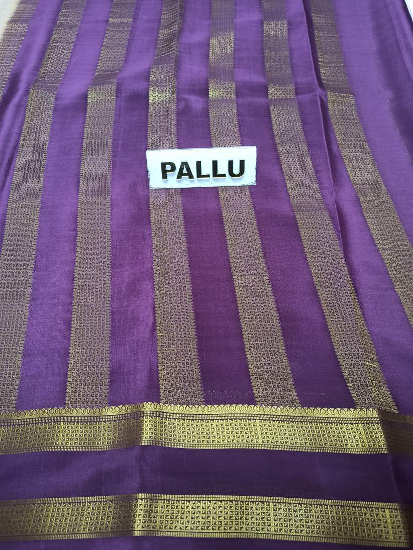 Pure Mysore Silk Saree.