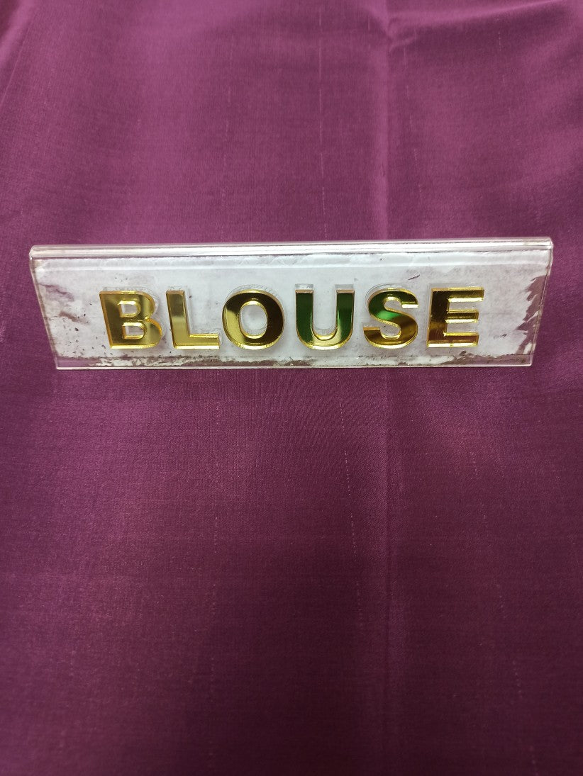 Pure Mysore Silk Saree.