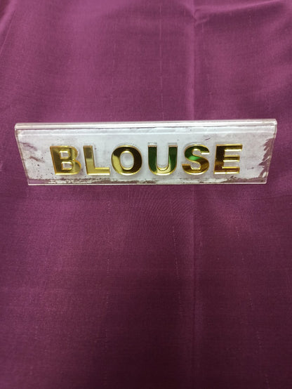 Pure Mysore Silk Saree.