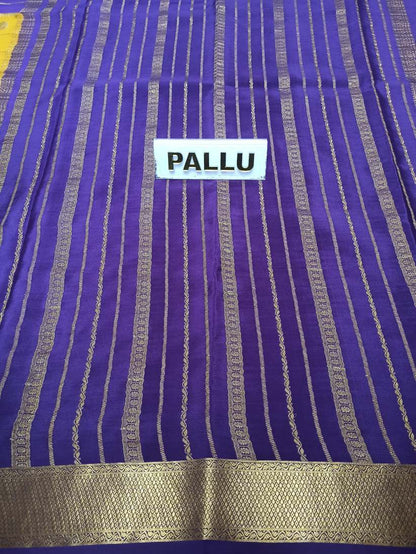 Pure Mysore Silk Saree.