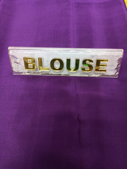 Pure Mysore Silk Saree.