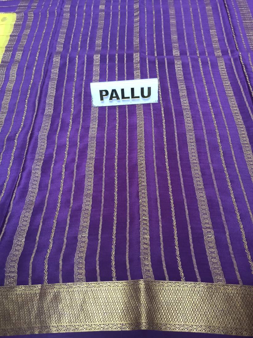 Pure Mysore Silk Saree.