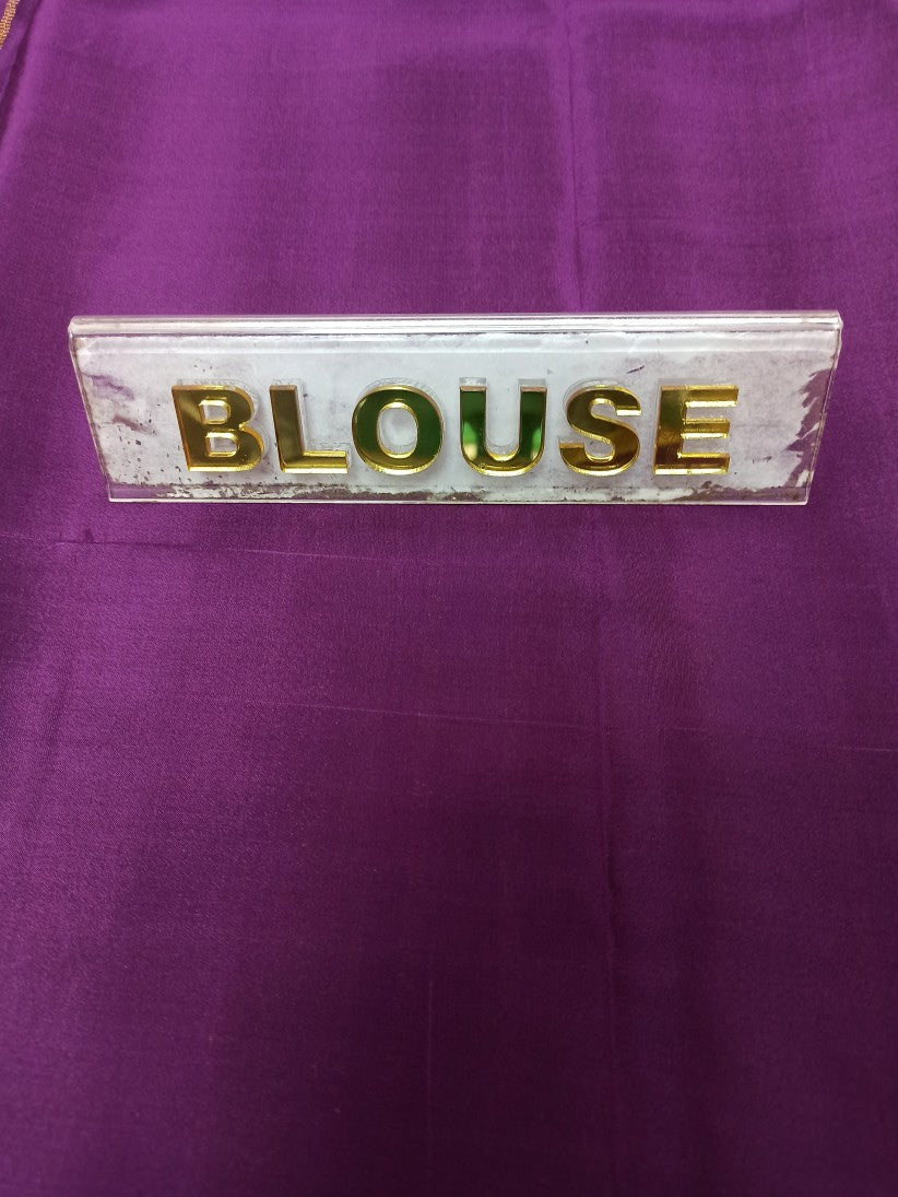 Pure Mysore Silk Saree.