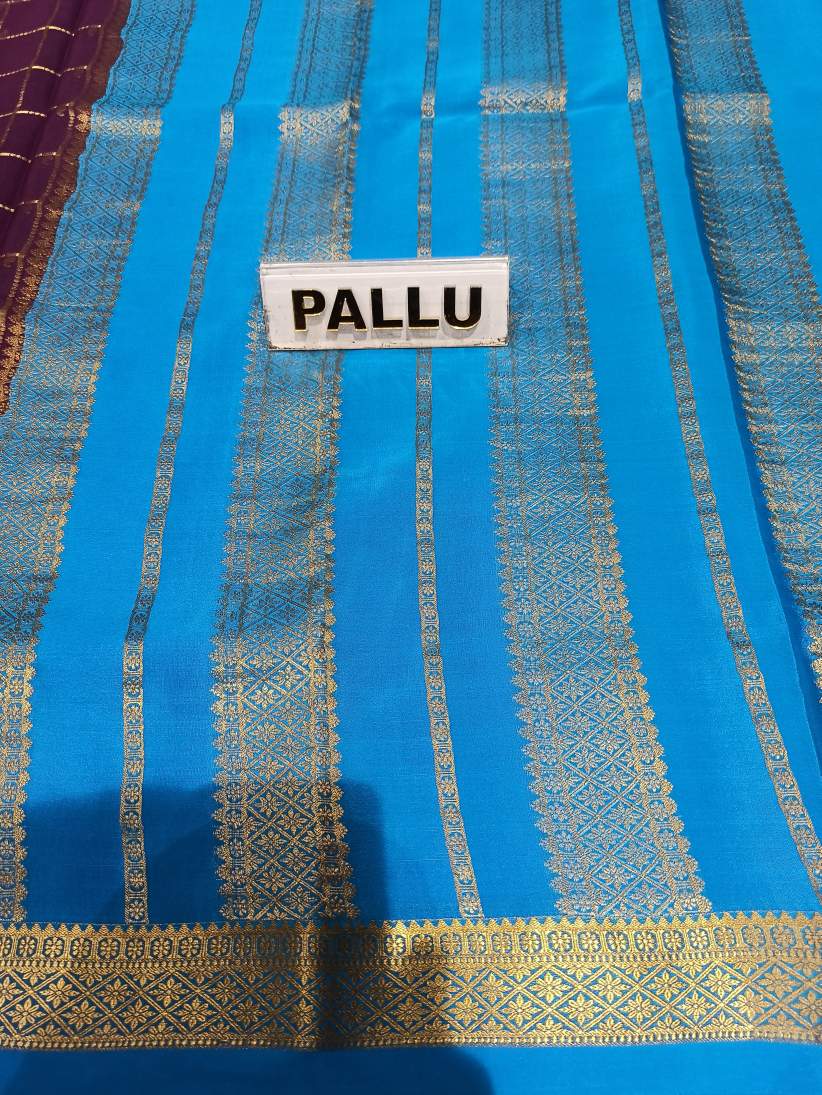 Pure Mysore Silk Saree.